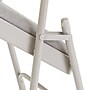 NPS 2300 Series Fabric Padded Triple Brace, Double Hinge Premium Folding Chairs, Graystone/Gray, 4/Pack (2302/4)~#|#~sp130557520_sc7