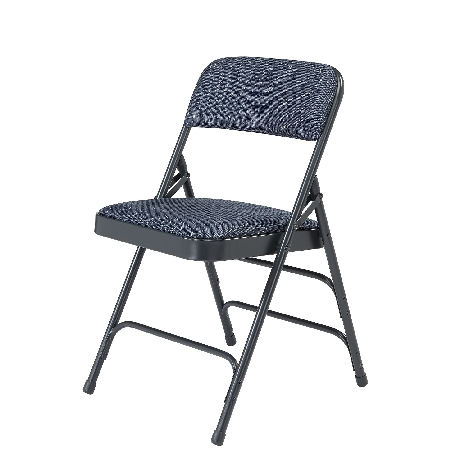 NPS 2300 Series Fabric Padded Triple Brace, Double Hinge Premium Folding Chairs, Imperial Blue, 4/Pack (2304/4) Sansujyuku sansujyuku.com