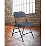 NPS 2300 Series Fabric Padded Triple Brace, Double Hinge Premium Folding Chairs, Imperial Blue, 4/Pack (2304/4)~#|#~sp130557532_sc7