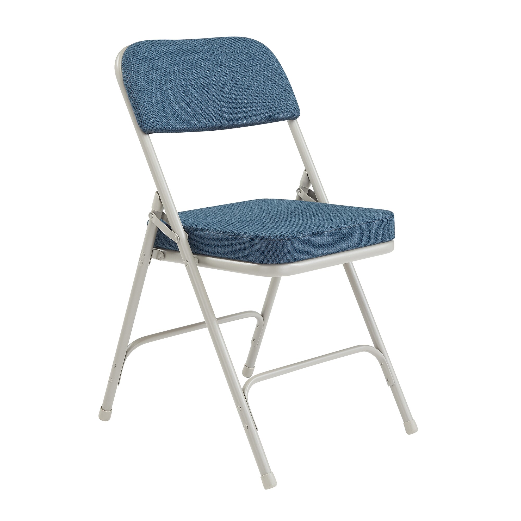 NPS 3200 Series Premium 2″ Fabric Padded Folding Chair, Regal Blue/Gray, 2/Pack (3215/2) Sansujyuku sansujyuku.com