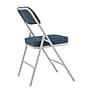 NPS 3200 Series Premium 2" Fabric Padded Folding Chair, Regal Blue/Gray, 2/Pack (3215/2)~#|#~sp130557548_sc7