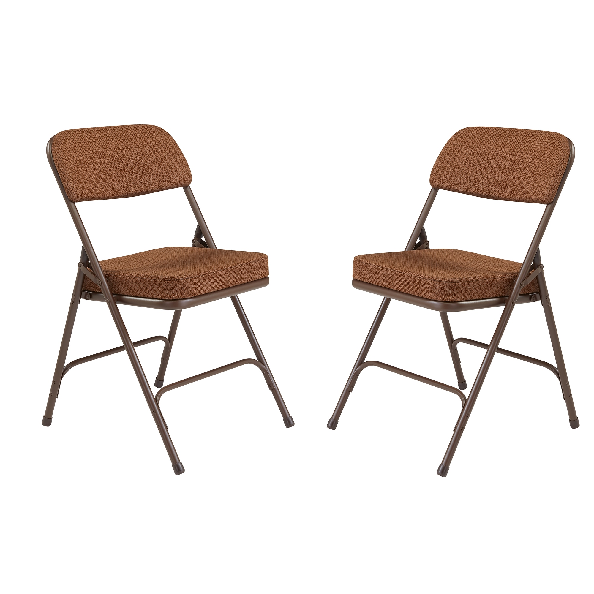 NPS 3200 Series Premium 2″ Fabric Padded Folding Chair, Antique Gold/Brown, 2/Pack (3219/2) Sansujyuku sansujyuku.com