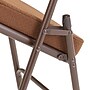 NPS 3200 Series Premium 2" Fabric Padded Folding Chair, Antique Gold/Brown, 2/Pack (3219/2)~#|#~sp130557559_sc7