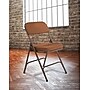 NPS 3200 Series Premium 2" Fabric Padded Folding Chair, Antique Gold/Brown, 2/Pack (3219/2)~#|#~sp130557561_sc7