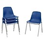 National Public Seating 8100 Series Poly Shell Stack Chair, Slate Blue, 4 Pack (8125/4)~#|#~sp130557574_sc7