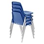 National Public Seating 8100 Series Poly Shell Stack Chair, Slate Blue, 4 Pack (8125/4)~#|#~sp130557575_sc7