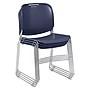 NPS 8500 Series Hi-Tech Ultra-Compact Plastic Stacking Chair, Navy Blue/Chrome, 4/Pack (8505/4)~#|#~sp130557597_sc7