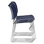 NPS 8500 Series Hi-Tech Ultra-Compact Plastic Stacking Chair, Navy Blue/Chrome, 4/Pack (8505/4)~#|#~sp130557600_sc7