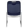 NPS 8500 Series Hi-Tech Ultra-Compact Plastic Stacking Chair, Navy Blue/Chrome, 4/Pack (8505/4)~#|#~sp130557606_sc7
