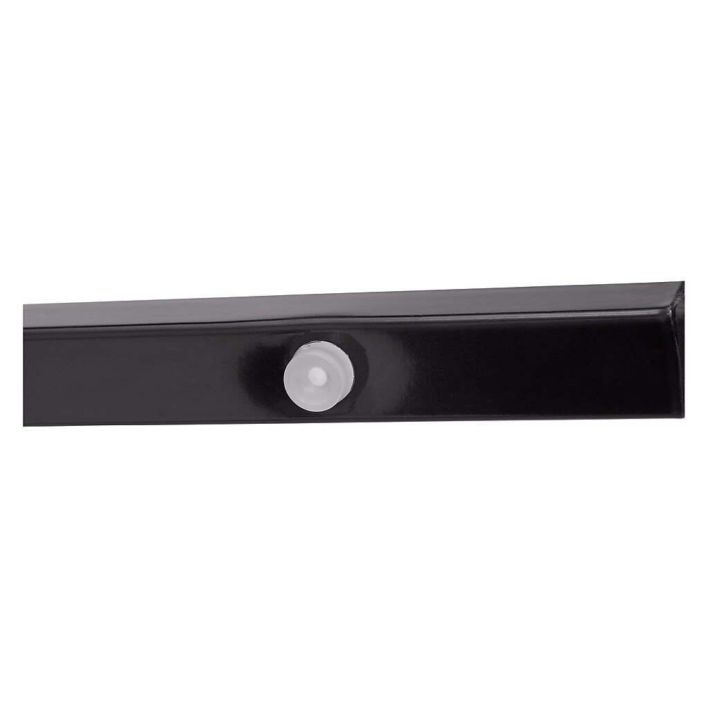 Close-up of chair foot leveler or plastic glide