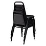 NPS 9100 Series Vinyl Stacking Chair, Panther Black/Black, 4/Pack (9110-B/4)~#|#~sp130557625_sc7