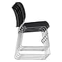 NPS 8500 Series Hi-Tech Ultra-Compact Plastic Stacking Chair, Black/Chrome, 4/Pack (8510/4)~#|#~sp130557628_sc7