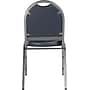 NPS 9200 Series Vinyl Padded Stacking Chair, Midnight Blue/Silvervein (9204-SV)~#|#~sp130557704_sc7