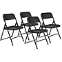 NPS 800 Series Plastic/Poly Premium Light-Weight Folding Chair, Black, 4/Pack (810/4)~#|#~sp130557717_sc7