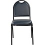 NPS 9200 Series Vinyl Padded Stacking Chair, Midnight Blue/Black Sandtex (9204-BT)~#|#~sp130557807_sc7