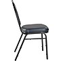 NPS 9200 Series Vinyl Padded Stacking Chair, Midnight Blue/Black Sandtex (9204-BT)~#|#~sp130557809_sc7