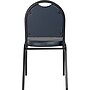 NPS 9200 Series Vinyl Padded Stacking Chair, Midnight Blue/Black Sandtex (9204-BT)~#|#~sp130557814_sc7