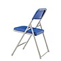 NPS 800 Series Premium Light-Weight Plastic Folding Chairs, Blue/Gray, 4/Pack (805/4)~#|#~sp130557851_sc7