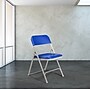 NPS 800 Series Premium Light-Weight Plastic Folding Chairs, Blue/Gray, 4/Pack (805/4)~#|#~sp130557854_sc7
