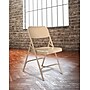 NPS 200 Series Metal All-Steel Premium Folding Chair, Beige, 4/Pack (201/4)~#|#~sp130557870_sc7
