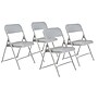 NPS 800 Series Plastic/Poly Premium Lightweight Folding Chair, Gray, 4/Pack (802/4)~#|#~sp130557883_sc7
