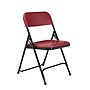 NPS 800 Series Premium Light-Weight Plastic Folding Chairs, Burgundy, 4/Pack (818/4)~#|#~sp130557928_sc7