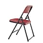 NPS 800 Series Premium Light-Weight Plastic Folding Chairs, Burgundy, 4/Pack (818/4)~#|#~sp130557931_sc7