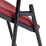 NPS 800 Series Premium Light-Weight Plastic Folding Chairs, Burgundy, 4/Pack (818/4)~#|#~sp130557935_sc7