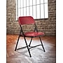 NPS 800 Series Premium Light-Weight Plastic Folding Chairs, Burgundy, 4/Pack (818/4)~#|#~sp130557937_sc7