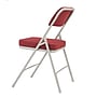 NPS 3200 Series Fabric Folding Chair, New Burgundy/Gray, 2/Pack (3218/2)~#|#~sp130557948_sc7