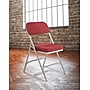 NPS 3200 Series Fabric Folding Chair, New Burgundy/Gray, 2/Pack (3218/2)~#|#~sp130557951_sc7