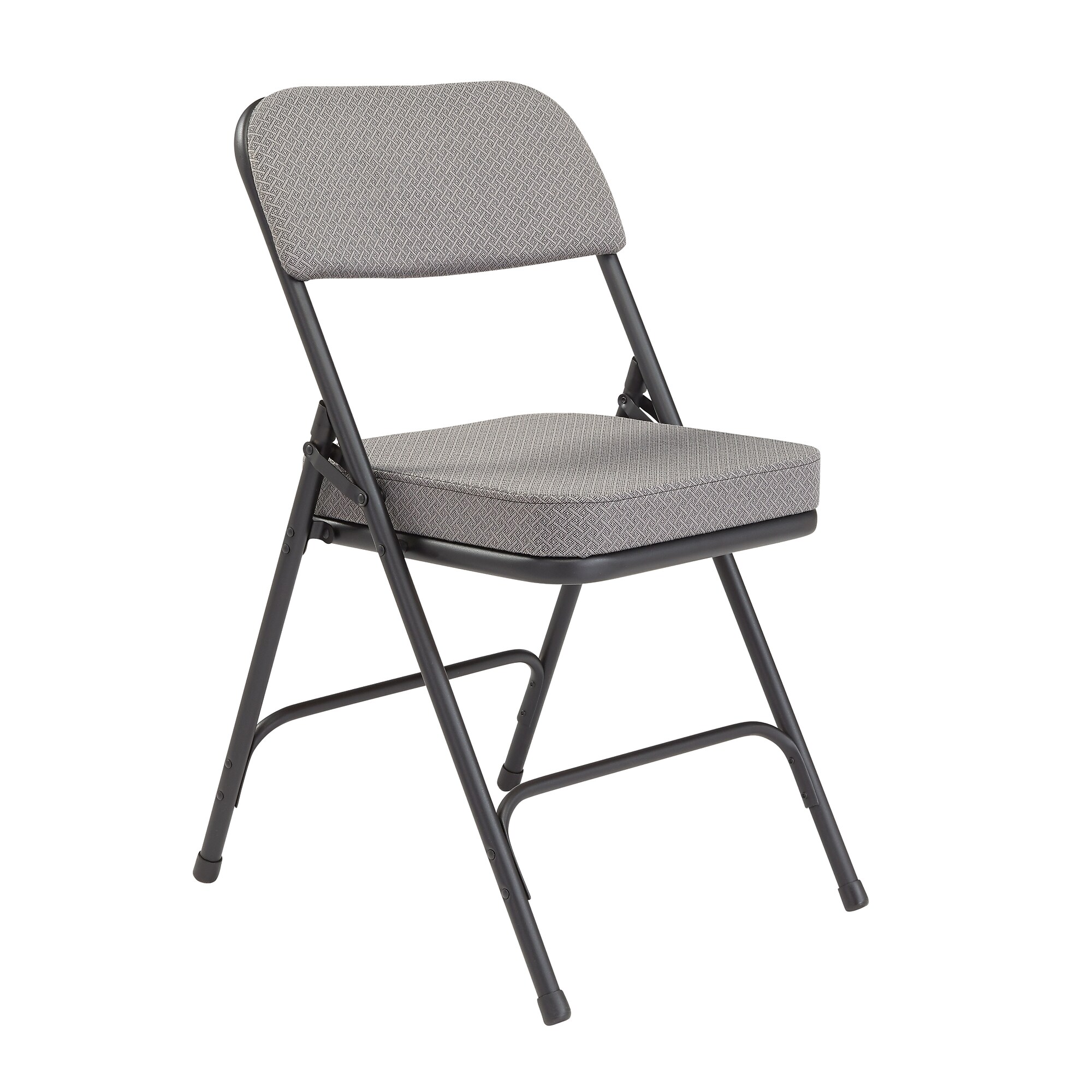 NPS 3200 Series Fabric Folding Chair, Charcoal Gray, 2/Pack (3212/2) Sansujyuku sansujyuku.com