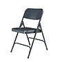 NPS 200 Series All-Steel Folding Chair, Char-Blue, 4/Pack (204/4)~#|#~sp130557986_sc7
