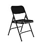 NPS 200 Series Metal All-Steel Premium Folding Chair, Black, 4/Pack (210/4)~#|#~sp130557997_sc7