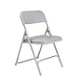 NPS 800 Series Plastic/Poly Premium Lightweight Folding Chair, Gray, 4/Pack (802/4)~#|#~sp130558014_sc7