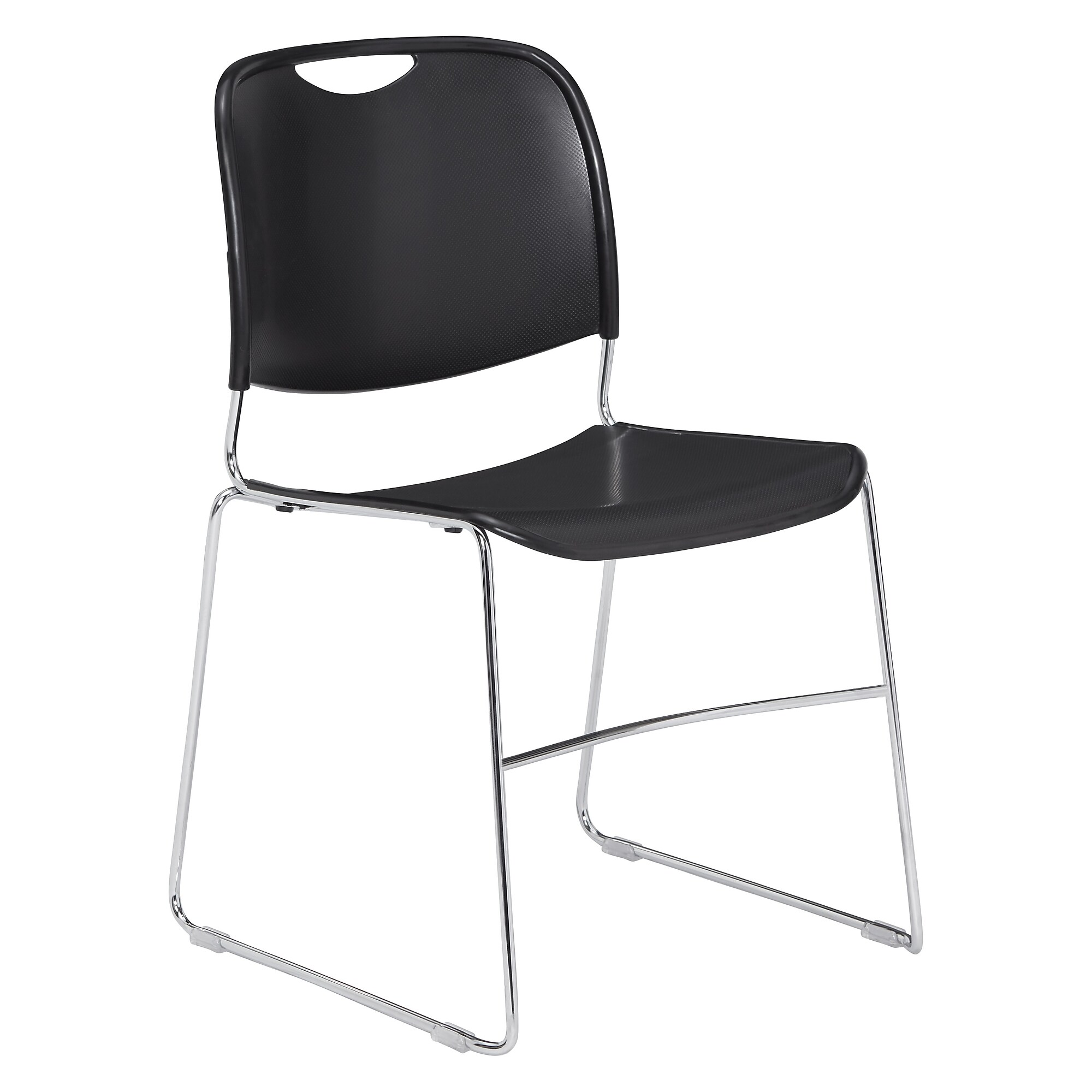 NPS 8500 Series Plastic Stacking Chair, Black (8510) Sansujyuku sansujyuku.com
