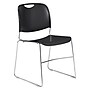 NPS 8500 Series Plastic Stacking Chair, Black (8510)~#|#~sp130558031_sc7