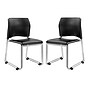 NPS 8700 Series Vinyl Cafetorium Stack Chair, Black, 4/Pack (8710-11-10/4)~#|#~sp130558048_sc7