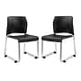 NPS 8800 Series Plastic Cafetorium Stacking Chair, Black, 4/Pack (8810-11-10/4)~#|#~sp130558053_sc7