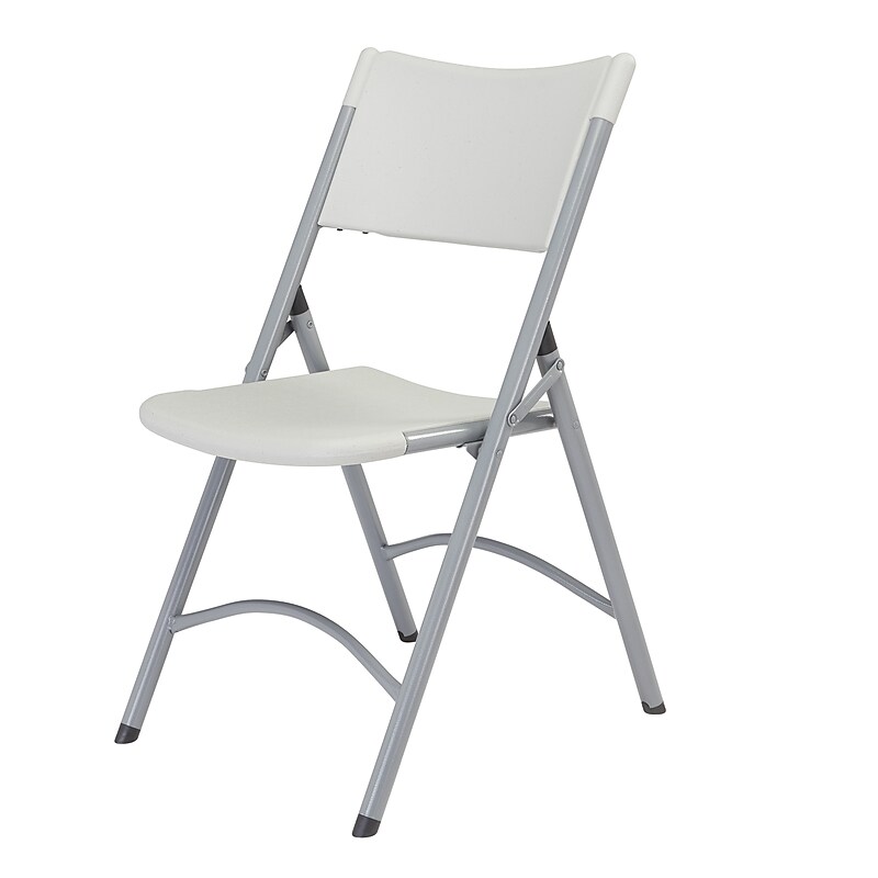 NPS 600 Series Plastic Folding Chair, Speckled Gray, 100/Pack (602/100) image 1