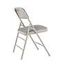 NPS 2300 Series Fabric Padded Triple Brace Double Hinge Premium Folding Chairs, Graystone/Gray, 52/Pack (2302/52)~#|#~sp130563965_sc7
