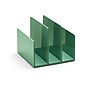 Poppin 3-Compartment Plastic File Sorter, Sage, 4/Kit (108688)~#|#~sp130564054_sc7