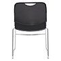 NPS 8500 Series Plastic Stacking Chair, Black, 80/Pack (8510/80)~#|#~sp130564350_sc7