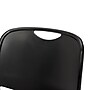 NPS 8500 Series Plastic Stacking Chair, Black, 80/Pack (8510/80)~#|#~sp130564355_sc7