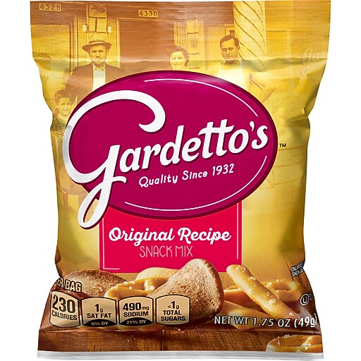 Gardetto's Original Recipe Snack Mixes, 1.75 Oz., 60/Carton (GAR20026 ...
