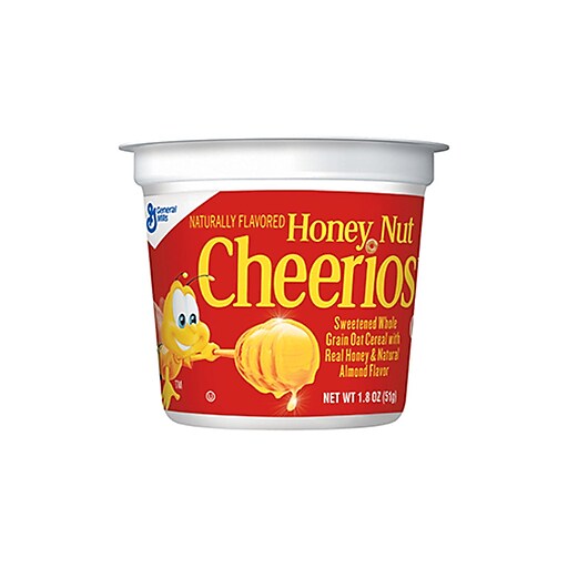 Cheerios Whole Grain Honey Nut Oat Cereal, 1.8 oz., 6/Box (GEM13898)