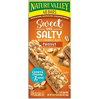 Nature Valley Sweet & Salty Bars, Peanut, 1.2 Oz., 48/Box (16879)