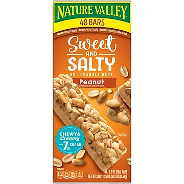 Nature Valley Sweet & Salty Bars, Peanut, 1.2 Oz., 48/Box (16879)