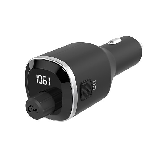 Scosche BTFreq Wireless Handsfree Car Kit with FM Transmitter, Black