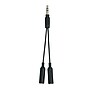 scosche TuneShare 3.5mm to3.5mm Audio Splitter, Black (IUHPS)~#|#~sp130651666_sc7
